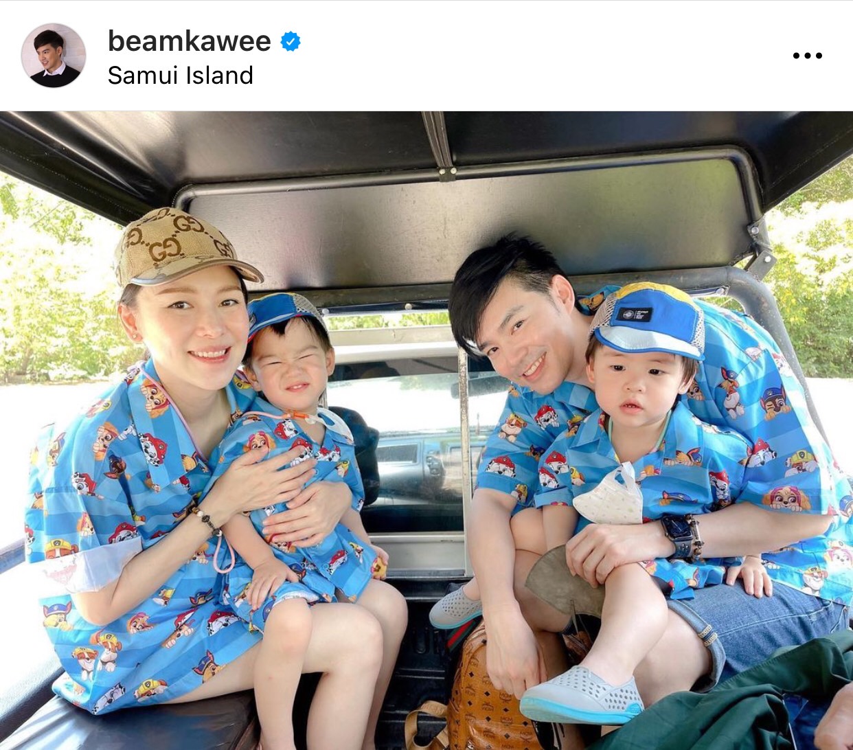 บีม – ออย ควงคู่อัปเดต หลังท้องลูกสาวฝาแฝด 5 เดือน   