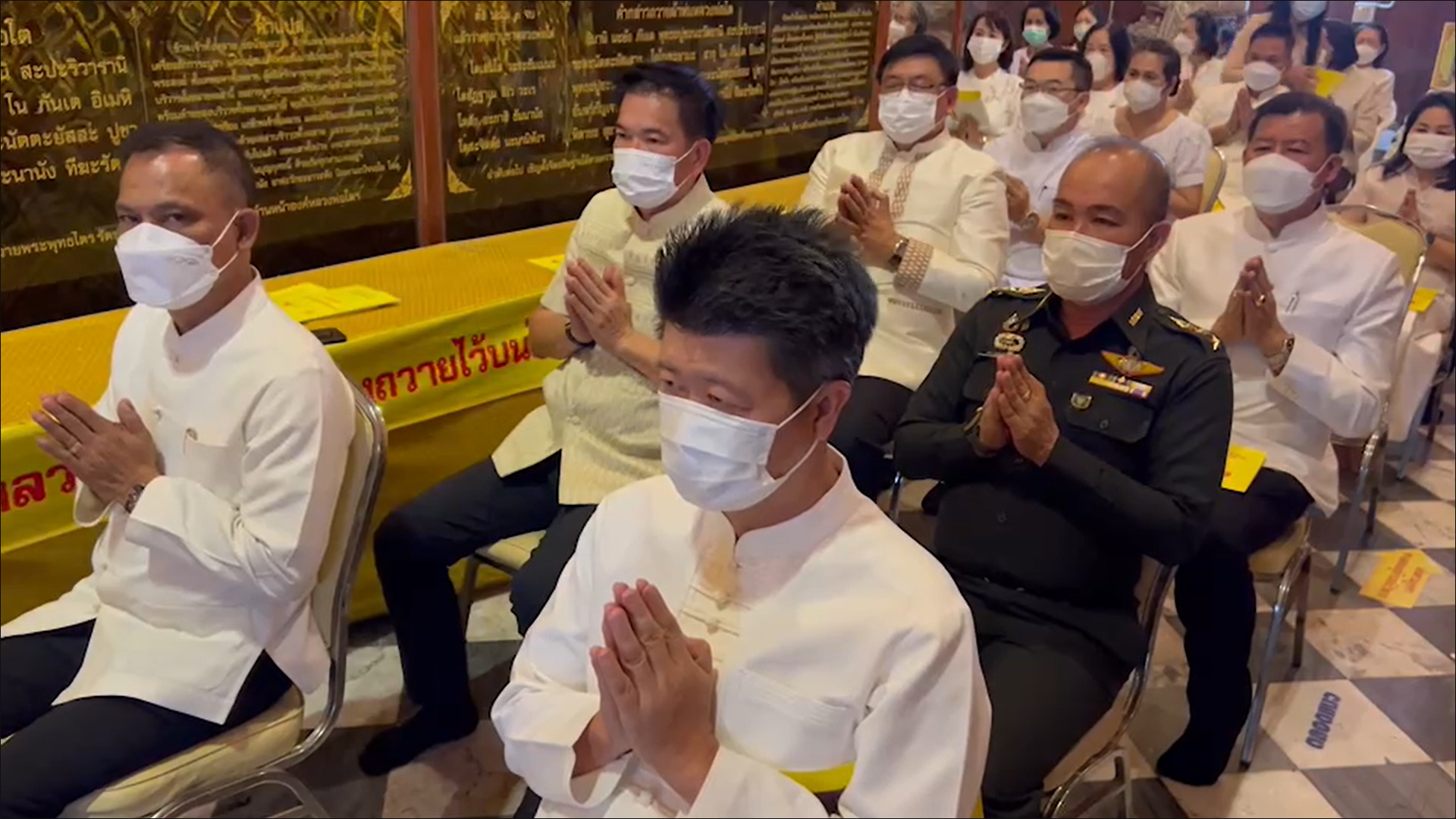 พระสงฆ์-พสกนิกร อยุธยา ร่วมสวดเจริญพระพุทธมนต์ ถวายพระพร แด่ เจ้าฟ้าพัชรกิติยาภาฯ