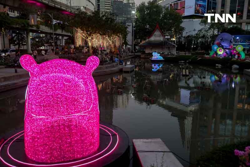 หมูเด้งบุกกรุง แสง สีสุดอลังการ ส่งท้ายปี หมูเด้งบุกกรุง แสง สีสุดอลังการ ส่งท้ายปี