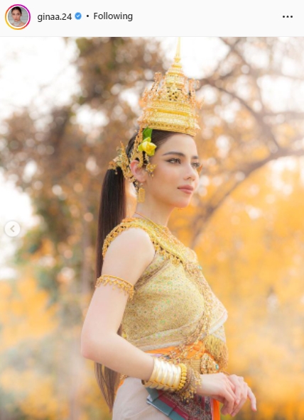 สวยสะกดทุกสายตา! เหล่าคนดังแปลงโฉมเป็น นางกิริณีเทวี