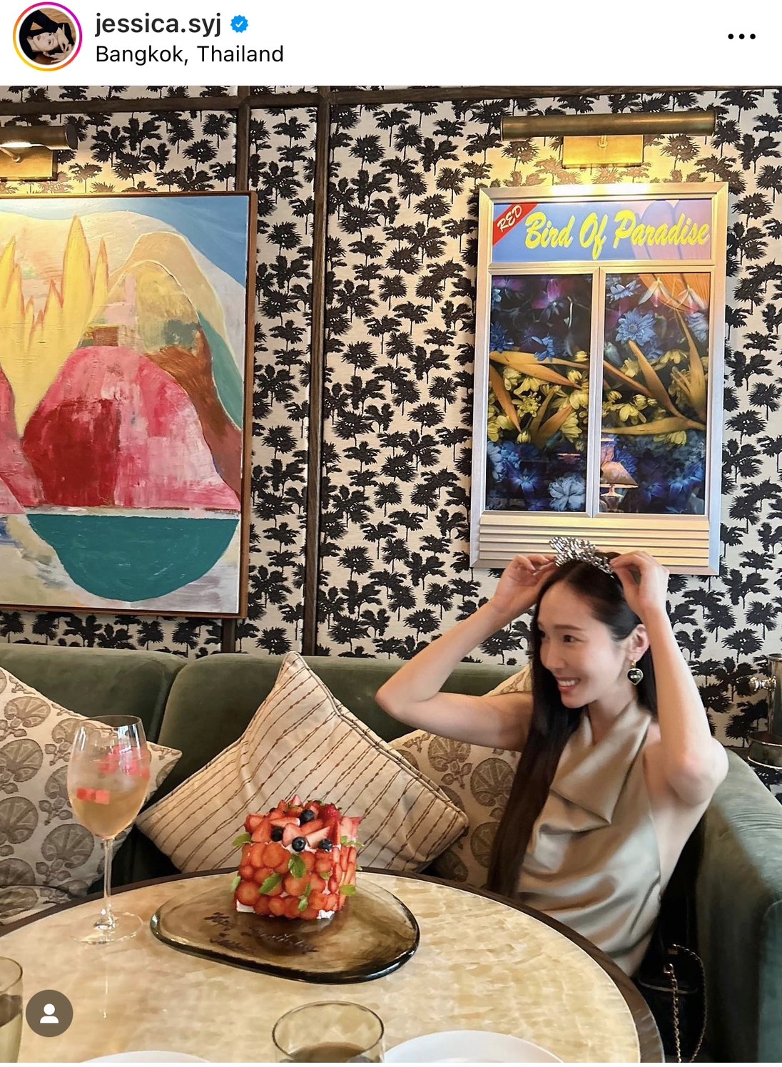 ต้าเหนิง อวดความสวยคูณสองคู่ เจสสิก้า จอง ฉลองวันเกิดที่ประเทศไทย