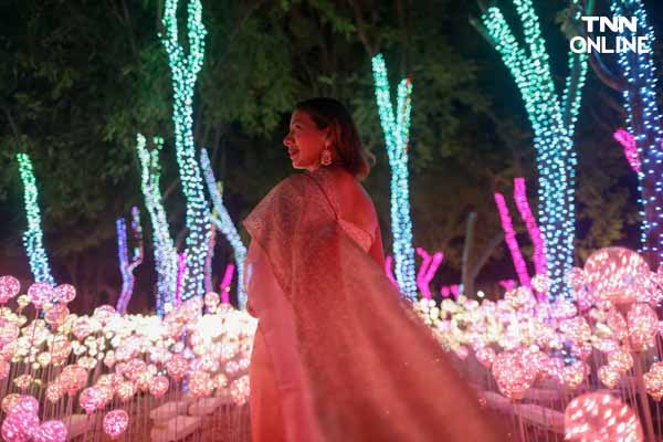 อลังการงานไฟฝีมือคนไทย Nasatta Light Festival Winter Illumination ที่ ณ สัทธา อุทยานไทย จังหวัดราชบุรี