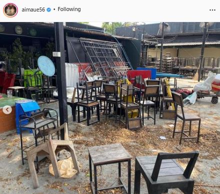 เกิดอะไรขึ้น! เอม วิทวัส ถึงกับเข่าทรุด หลังร้านโดนรื้อพังเสียหาย 