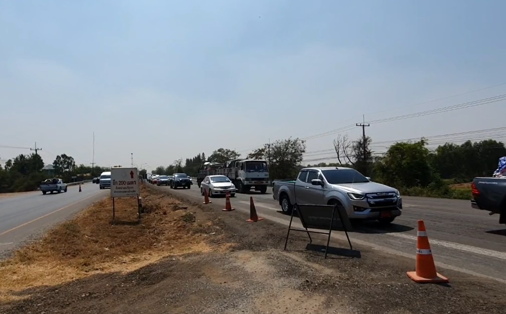 หยุดยาววันมาฆบูชา ถนนมิตรภาพ ช่วงโคราชรถแน่น