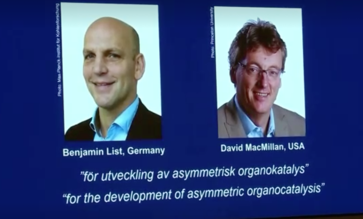 2 นักวิทย์ฯชาวเยอรมันและอังกฤษคว้าโนเบลสาขาเคมีร่วมกัน 2 นักวิทย์ฯชาวเยอรมันและอังกฤษคว้าโนเบลสาขาเคมีร่วมกัน