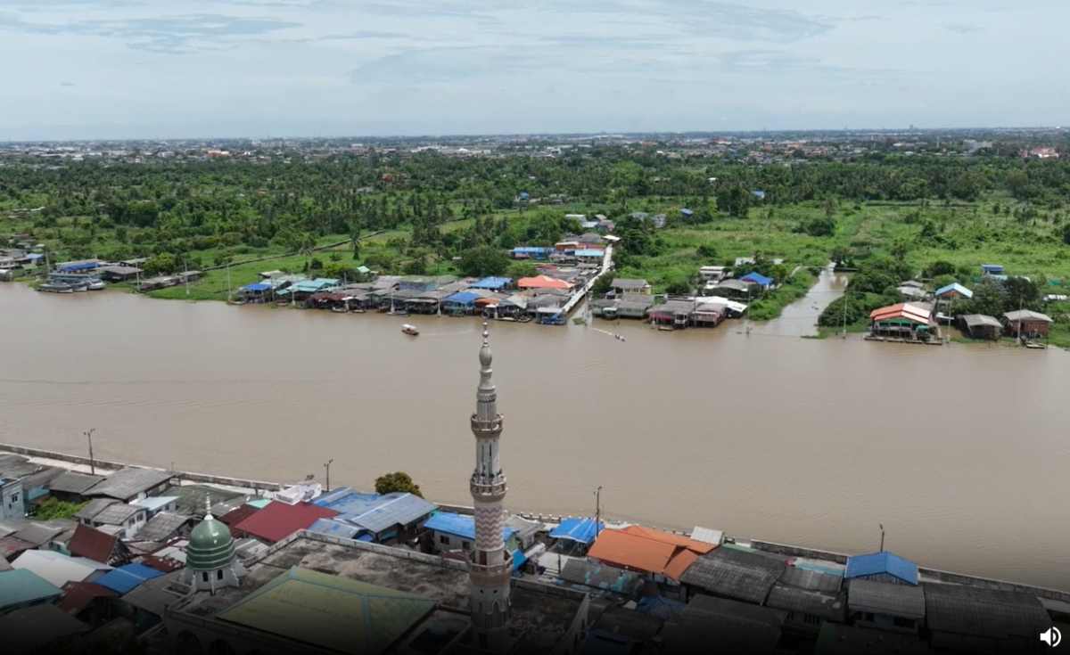 น้ำเจ้าพระยาทะลักท่วมชุมชนท่าอิฐ-ชุมชนวัดตะกู น้ำเจ้าพระยาทะลักท่วมชุมชนท่าอิฐ-ชุมชนวัดตะกู
