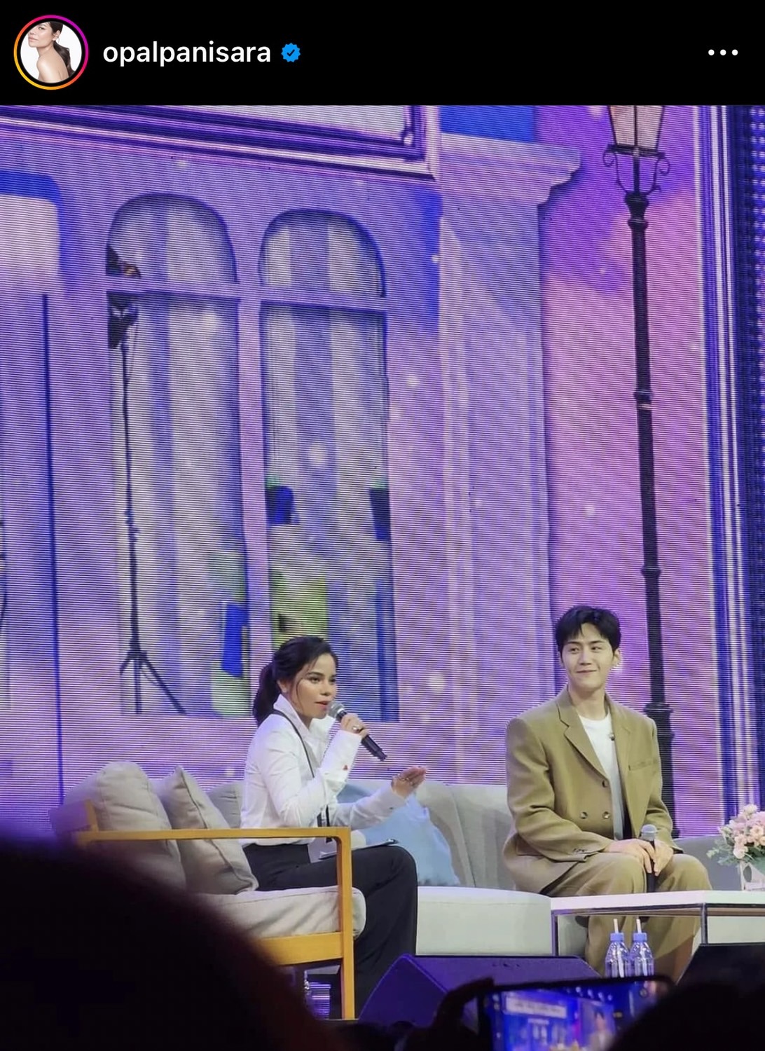 โอปอล์ ปาณิสรา เล่าเบื้องหลังความน่ารักถึง คิมซอนโฮ หลังเป็นพิธีกรงานแฟนมิต