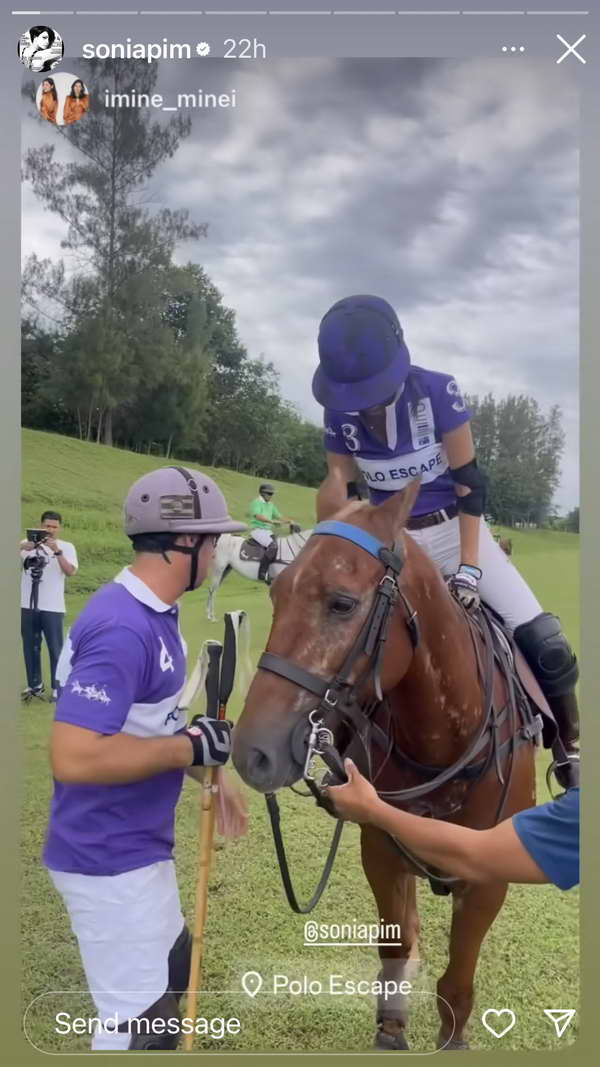 แทบช็อก! พิม ซอนย่า พลาดตกม้า แถมโดนเหยียบซ้ำ ระหว่างแข่งขันโปโล แทบช็อก! พิม ซอนย่า พลาดตกม้า แถมโดนเหยียบซ้ำ ระหว่างแข่งขันโปโล