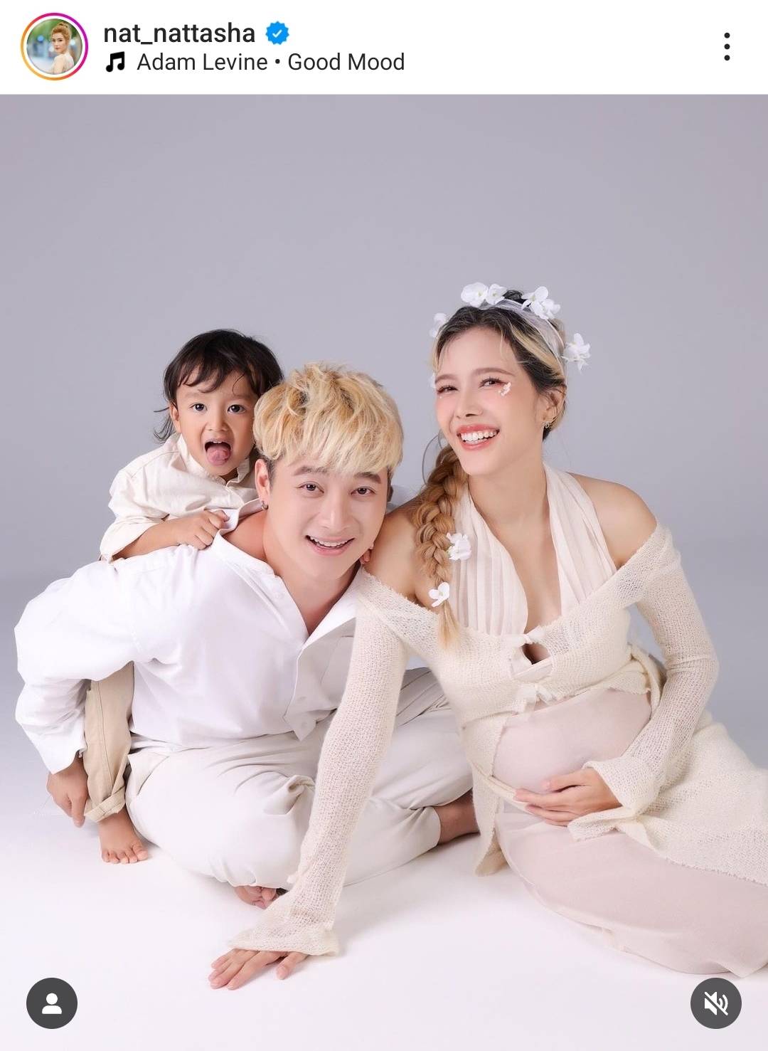 รออุ้มเบบี๋คนที่สอง แนท ณัฐชา เตรียมคลอดลูกสาวเดือนหน้า 