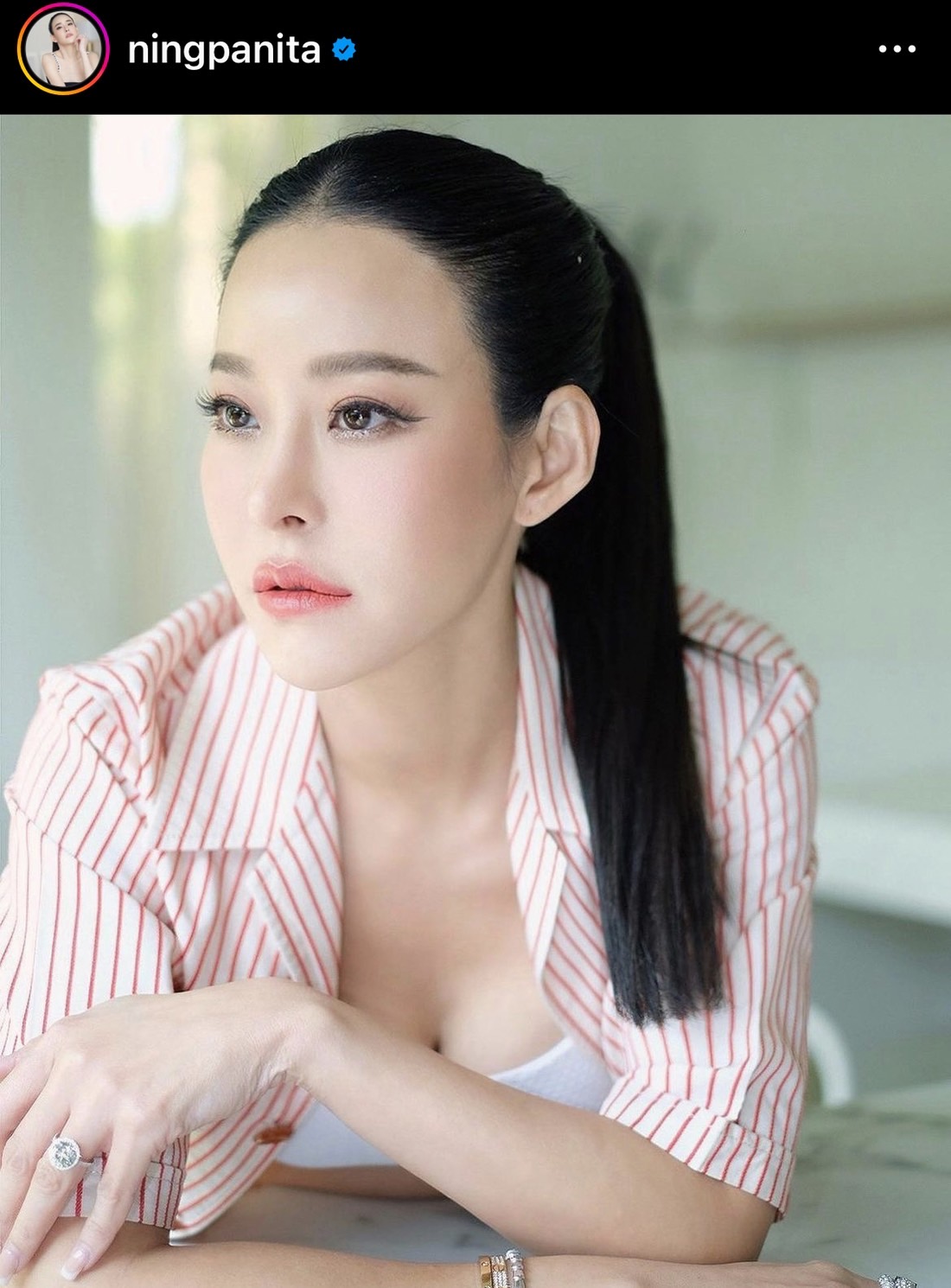 หนิง ปณิตา กลับมาติดตามอินสตาแกรมสามี จิน แล้ว!! หนิง ปณิตา กลับมาติดตามอินสตาแกรมสามี จิน แล้ว!!