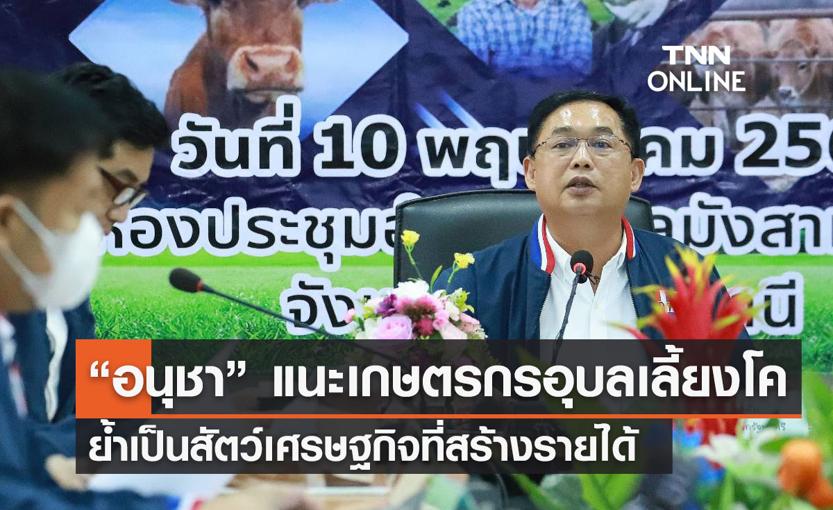 “อนุชา” แนะเกษตรกรอุบลเลี้ยงโค ย้ำเป็นสัตว์เศรษฐกิจที่สร้างรายได้