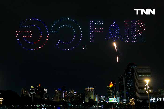 โดรนแปลอักษร งาน อว.แฟร์ 500 ลำ โชว์ความก้าวหน้าฝีมือเด็กไทย
