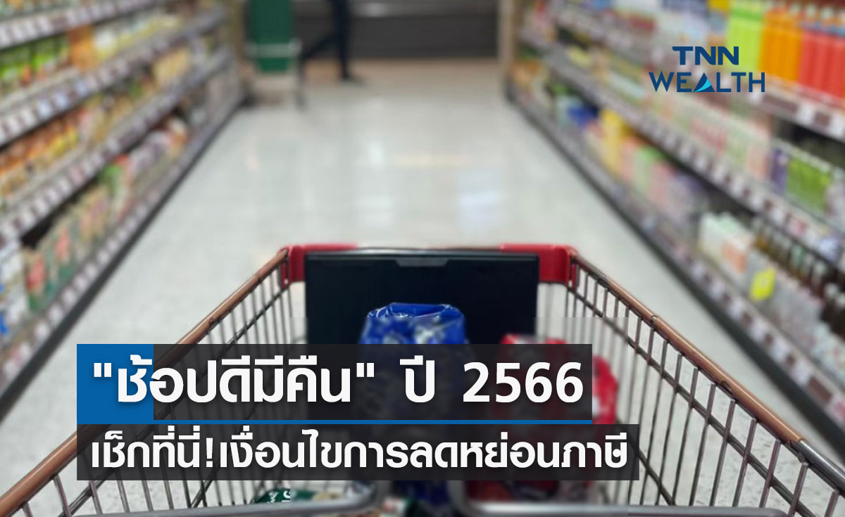 "ช้อปดีมีคืน 2566" เช็กเงื่อนไขซื้อสินค้าและบริการใช้ลดหย่อนภาษี ได้ที่นี่