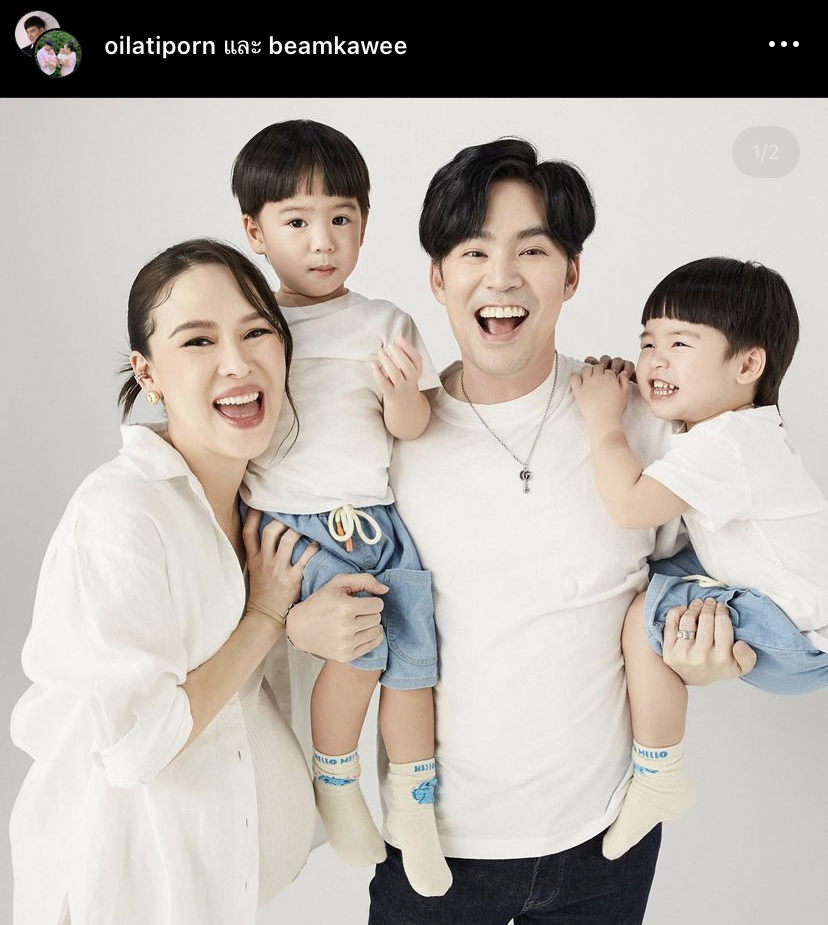 บีม-ออย อัปเดต น้องพีร์-น้องธีร์ เตรียมพร้อมเข้าโรงเรียน