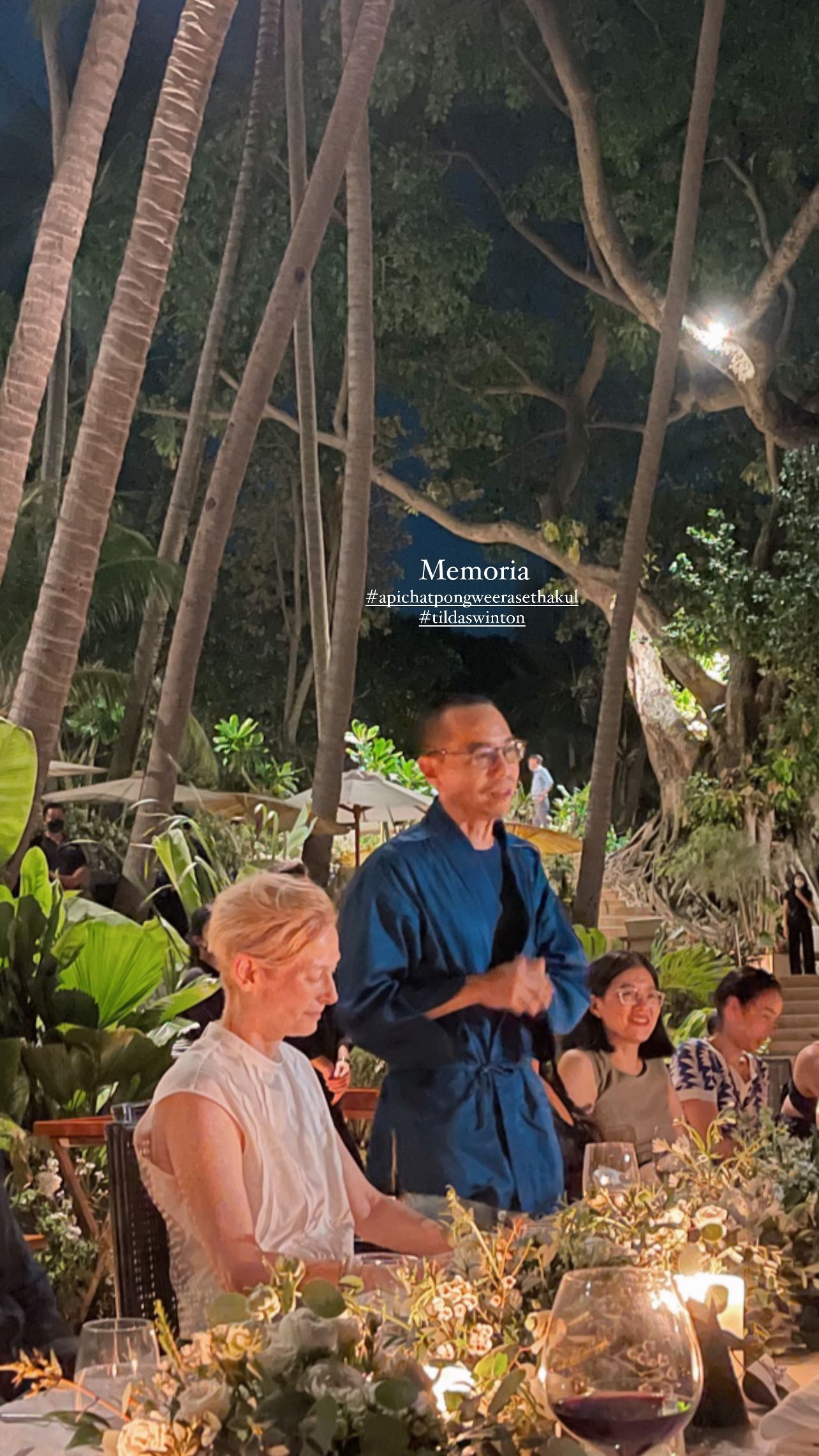 มิว นิษฐา ถ่ายภาพร่วมกับ Tilda Swinton ในงานฉลอง Memoria มิว นิษฐา ถ่ายภาพร่วมกับ Tilda Swinton ในงานฉลอง Memoria