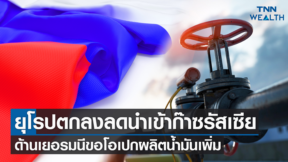 ยุโรปตกลงลดนำเข้าก๊าซรัสเซีย ด้านเยอรมนีขอโอเปกผลิตน้ำมันเพิ่ม