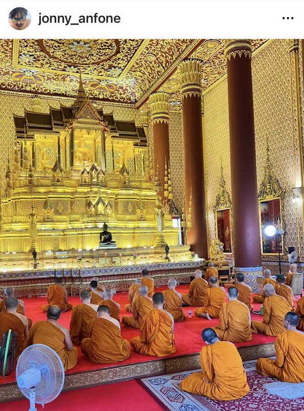 จอนนี่ แอนโฟเน่ ลาสิกขาแล้ว หลังเข้าศึกษาพระธรรมนาน 2 เดือน จอนนี่ แอนโฟเน่ ลาสิกขาแล้ว หลังเข้าศึกษาพระธรรมนาน 2 เดือน
