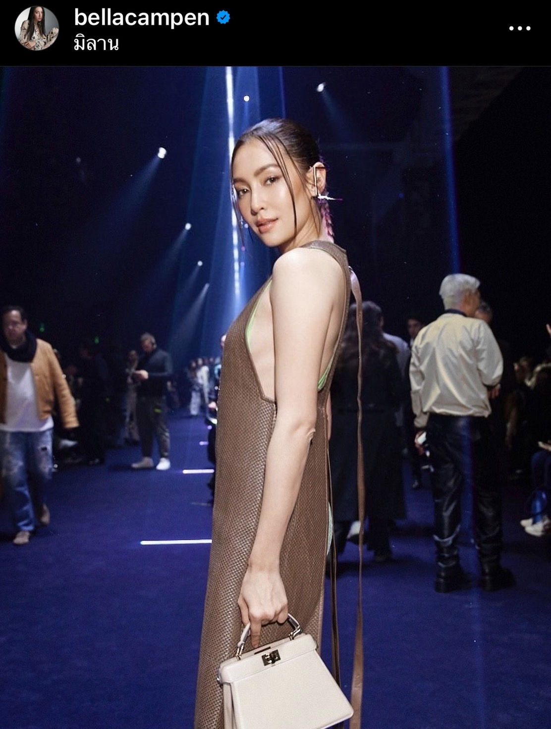 เบลล่า โพสต์ภาพสุดชิล หน้าสวยกับ อิโมจิหัวใจสีขาว... 