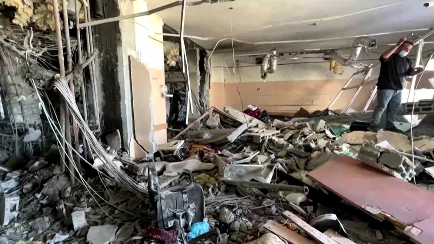  WHO เผยภาพซากความเสียหาย รพ.อัลชีฟา หลังอิสราเอลบุกจู่โจม 2 สัปดาห์