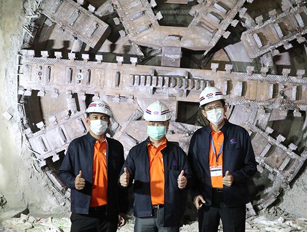 เช็กความคืบหน้า รถไฟฟ้าสายสีส้ม ทำสถิติดีที่สุดขั้นตอนก่อสร้างอุโมงค์ใต้ดิน เช็กความคืบหน้า รถไฟฟ้าสายสีส้ม ทำสถิติดีที่สุดขั้นตอนก่อสร้างอุโมงค์ใต้ดิน