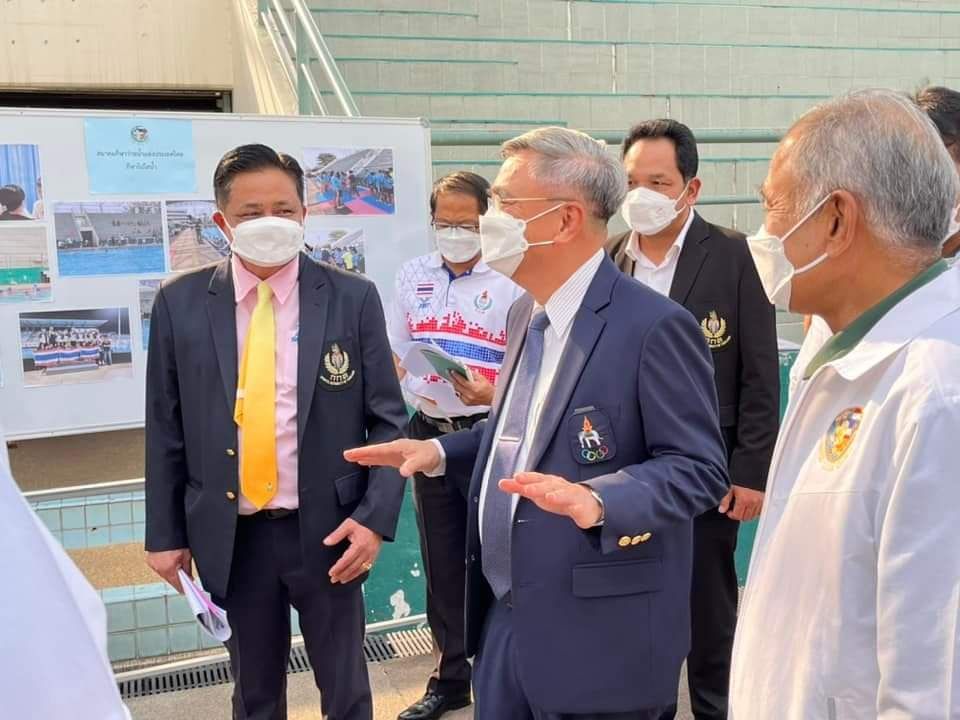 'ส.ว่ายน้ำ' ปลื้มคณะกรรมการโอลิมปิกฯเยี่ยมทีมโปโลน้ำขณะฝึกซ้อม 'ส.ว่ายน้ำ' ปลื้มคณะกรรมการโอลิมปิกฯเยี่ยมทีมโปโลน้ำขณะฝึกซ้อม