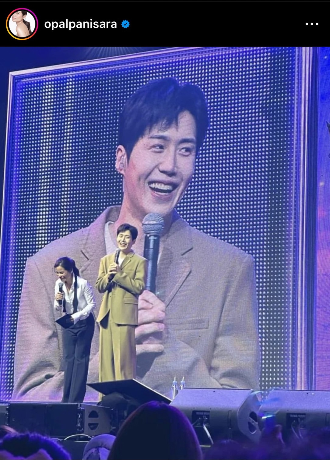 โอปอล์ ปาณิสรา เล่าเบื้องหลังความน่ารักถึง คิมซอนโฮ หลังเป็นพิธีกรงานแฟนมิต