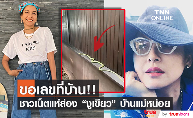 "หน่อย บุษกร" โพสต์คลิปเด็ด!! งูเขียวสายแฟ ทำชาวเน็ตแห่ขอบ้านเลขที่