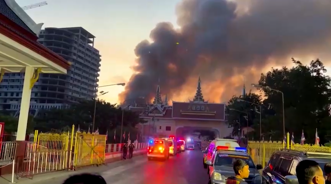ไฟไหม้กาสิโนปอยเปต คุมเพลิงได้แล้ว มีคนไทยบาดเจ็บกว่า 30 ราย