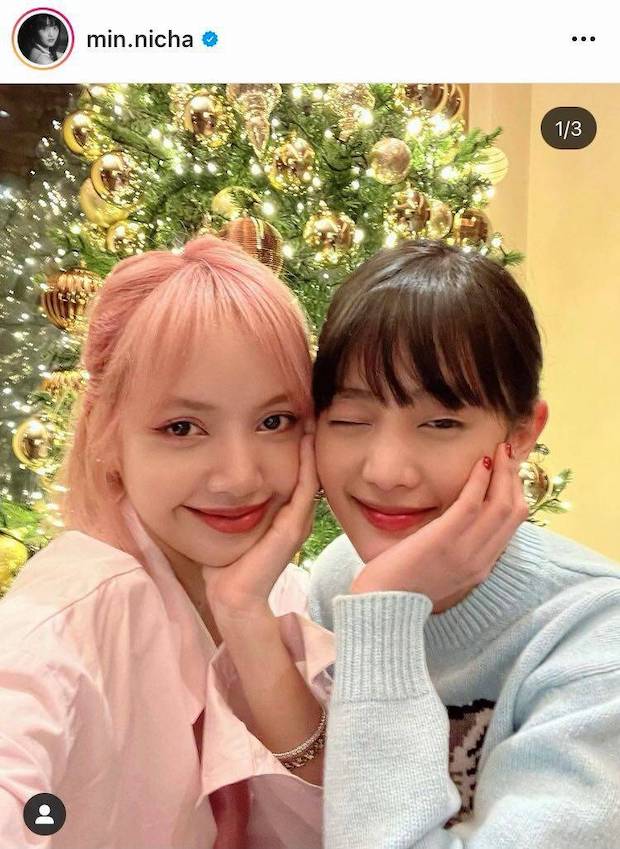 คิวต์ไม่ไหว!! เก็บตก ‘ลิซ่า, มินนี่, เนเน่, สร’ ฉลองคริสต์มาสในต่างแดน