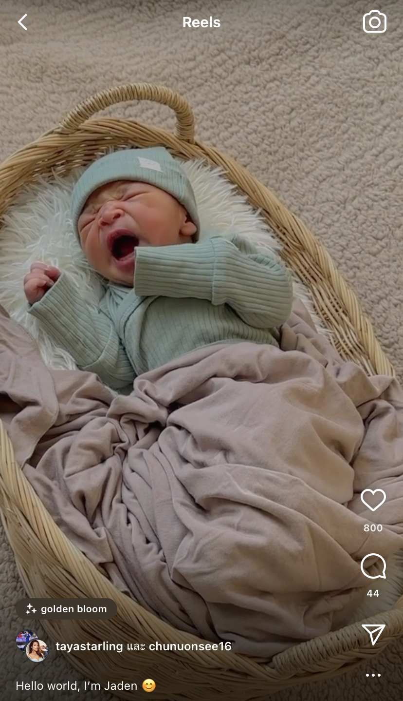 เทย่า โรเจอร์ส คลอดลูกคนที่ 2 แล้ว พร้อมตั้งชื่อลูกสุดเก๋!