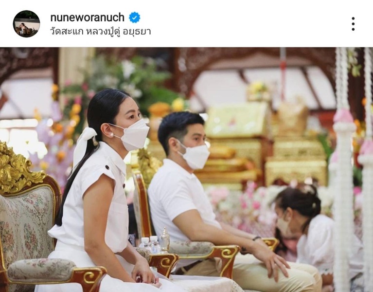นุ่น - ต๊อด ทำบุญทอดกฐินใหญ่ ยอดรวมเกือบ 4 ล้าน