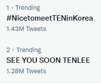 แฟนๆพร้อมใจโพสต์ข้อความต้อนรับ เตนล์ NCT ทันทีที่เดินทางถึงเกาหลีใต้ แฟนๆพร้อมใจโพสต์ข้อความต้อนรับ เตนล์ NCT ทันทีที่เดินทางถึงเกาหลีใต้