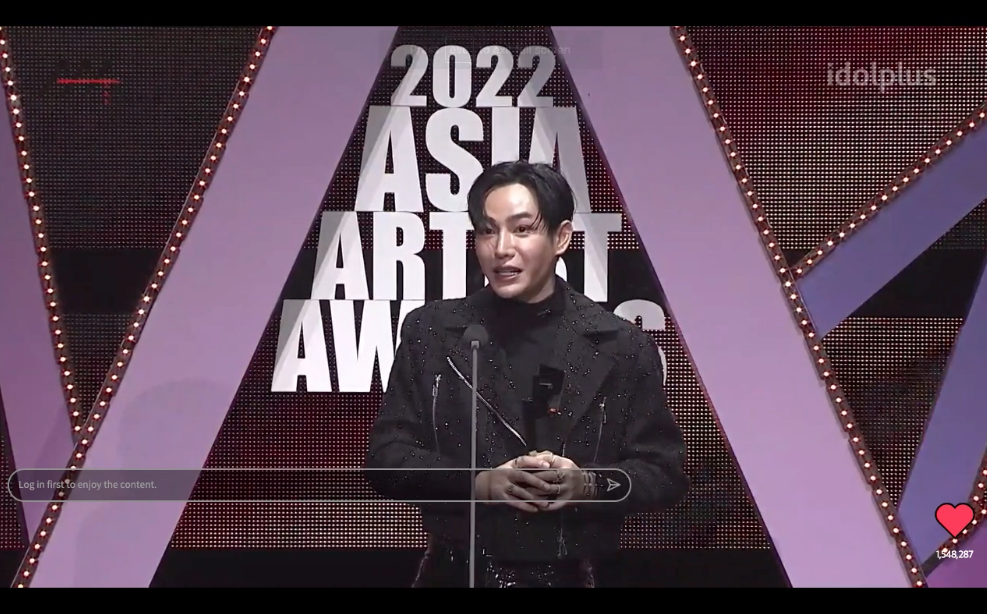 นุชสุดภูมิใจ!! 'เป๊ก ผลิตโชค' คว้ารางวัลศิลปินยอดเยี่ยม เวที 'AAA 2022' 