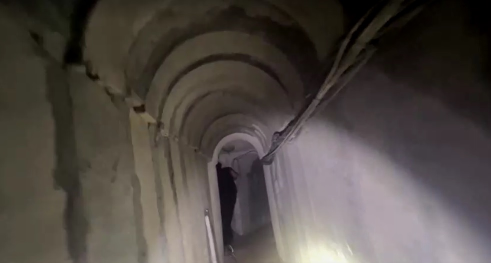 กองทัพอิสราเอลพบเครือข่ายอุโมงค์ ถูกทำเป็นศูนย์บัญชาการของกลุ่มฮามาส