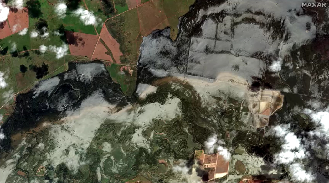 เปิดภาพดาวเทียมล่าสุดเปรียบเทียบก่อน-หลังน้ำท่วมออสเตรเลีย