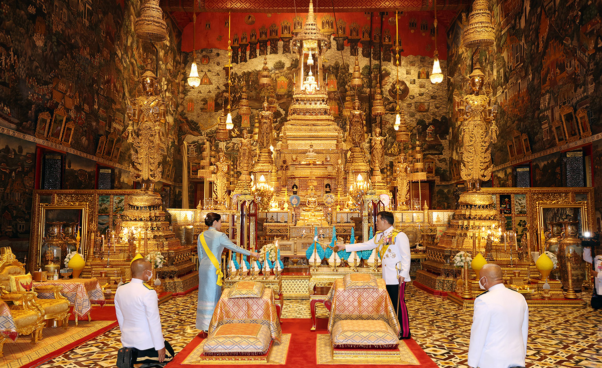 ในหลวง เสด็จฯพระราชพิธีมหามงคลเฉลิมพระชนมพรรษา 90 พรรษา สมเด็จพระพันปีหลวง