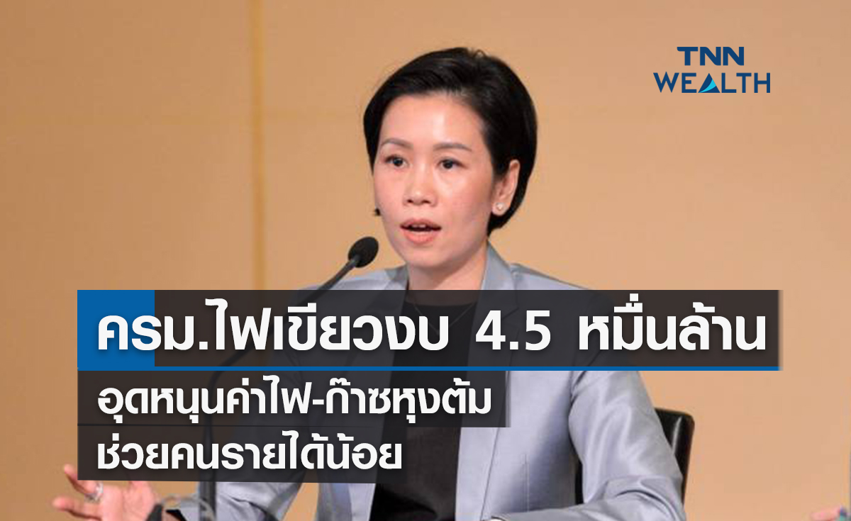 ครม.ไฟเขียวงบ 4.5 หมื่นล้านอุดหนุนค่าไฟ-ก๊าซหุงต้มช่วยคนรายได้น้อย