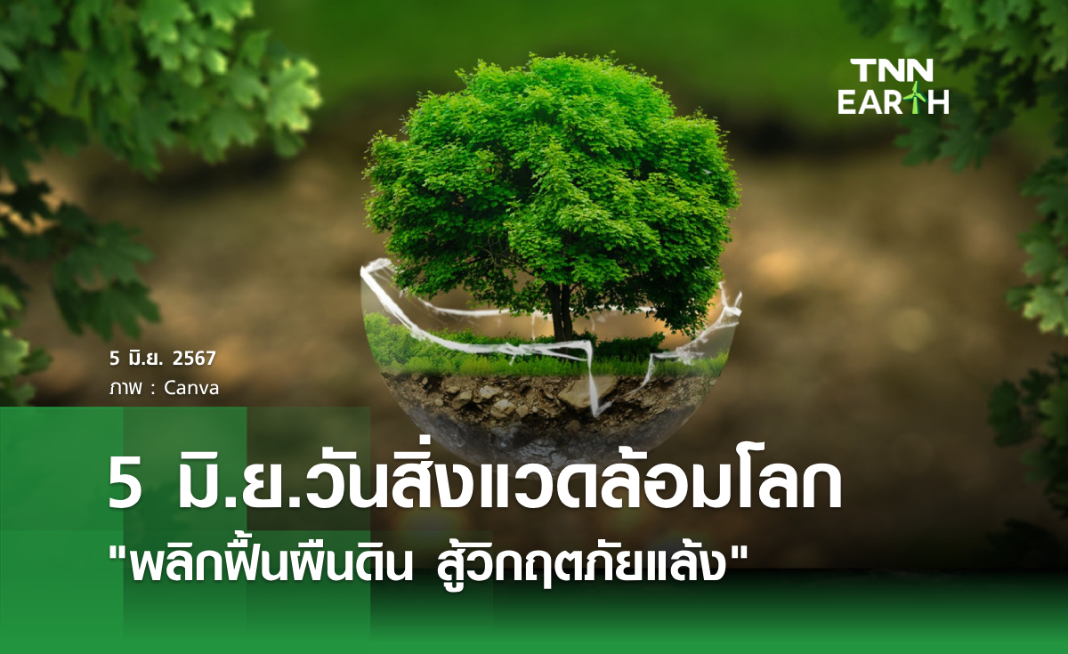 5 มิ.ย.วันสิ่งแวดล้อมโลก "พลิกฟื้นผืนดิน สู้วิกฤตภัยแล้ง"