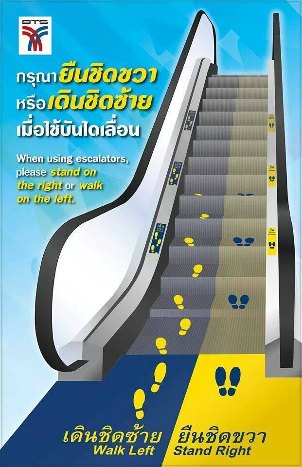 บันไดเลื่อน รถไฟฟ้าบีทีเอสมีความเร็วสูง แนะวิธีการใช้-ข้อห้าม บันไดเลื่อน รถไฟฟ้าบีทีเอสมีความเร็วสูง แนะวิธีการใช้-ข้อห้าม