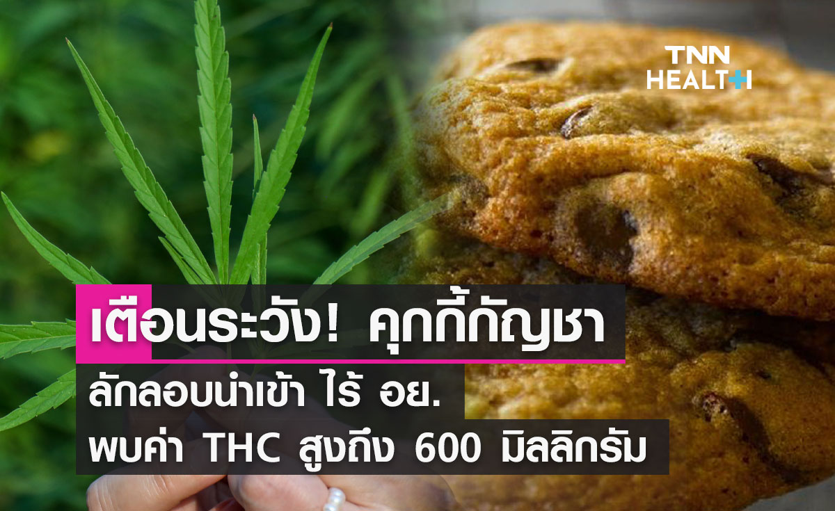 เตือนระวัง คุกกี้กัญชา ลักลอบนำเข้า ไร้ อย.  