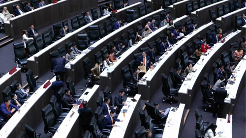 โหวตงบฯ 67 ไม่พลิกโผ สส.รัฐบาลตบเท้าลงมติท่วมท้น โหวตงบฯ 67 ไม่พลิกโผ สส.รัฐบาลตบเท้าลงมติท่วมท้น