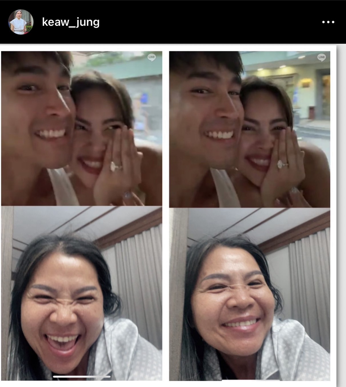 แม่แก้ว เล่านาทีระทึก โมเมนต์ ณเดชน์-ญาญ่า อวดแหวนเพชรเม็ดงาม แม่แก้ว เล่านาทีระทึก โมเมนต์ ณเดชน์-ญาญ่า อวดแหวนเพชรเม็ดงาม