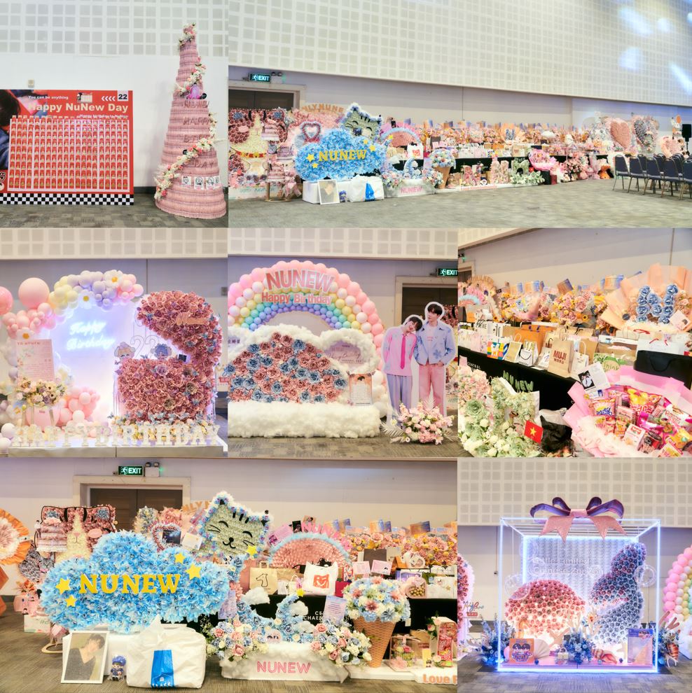 นุนิว ฉลองวันเกิดอายุ 22 แฟนคลับจัดหนักเปย์หลายล้าน ซี พฤกษ์ ร่วมเซอร์ไพรส์