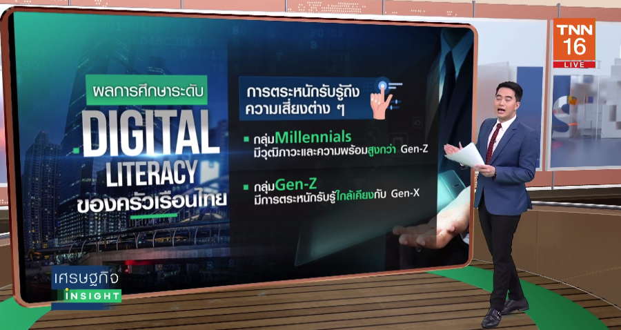 เปิดปัจจัยบ่งชี้ 'ทักษะความรู้ด้านดิจิทัลไทย' ช้ากว่ากว่าประเทศเอเชีย