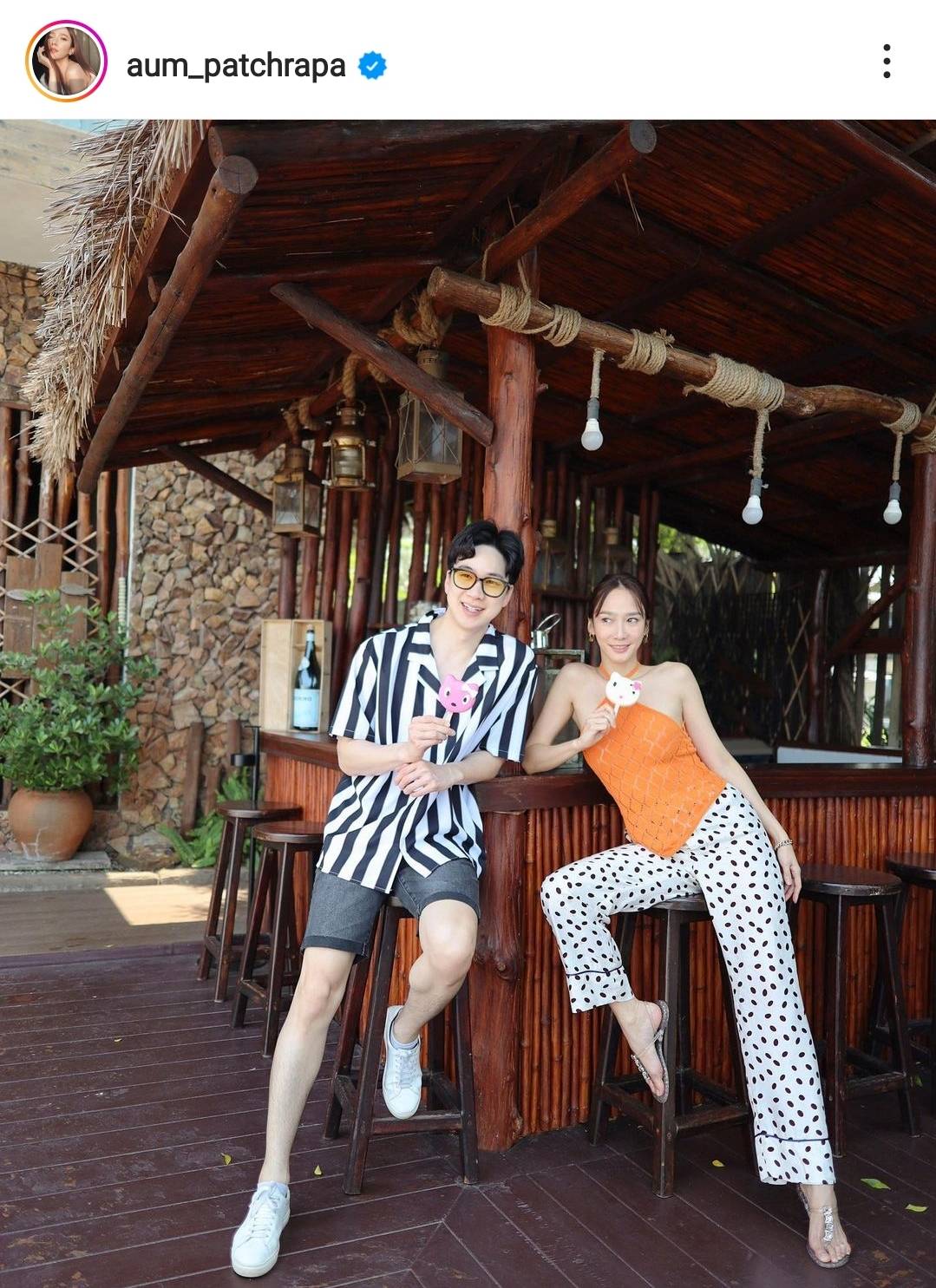 อั้ม พัชราภา ทำแฟนๆจิ้นอีก โพสต์ภาพคู่ ไฮโซนิน อั้ม พัชราภา ทำแฟนๆจิ้นอีก โพสต์ภาพคู่ ไฮโซนิน