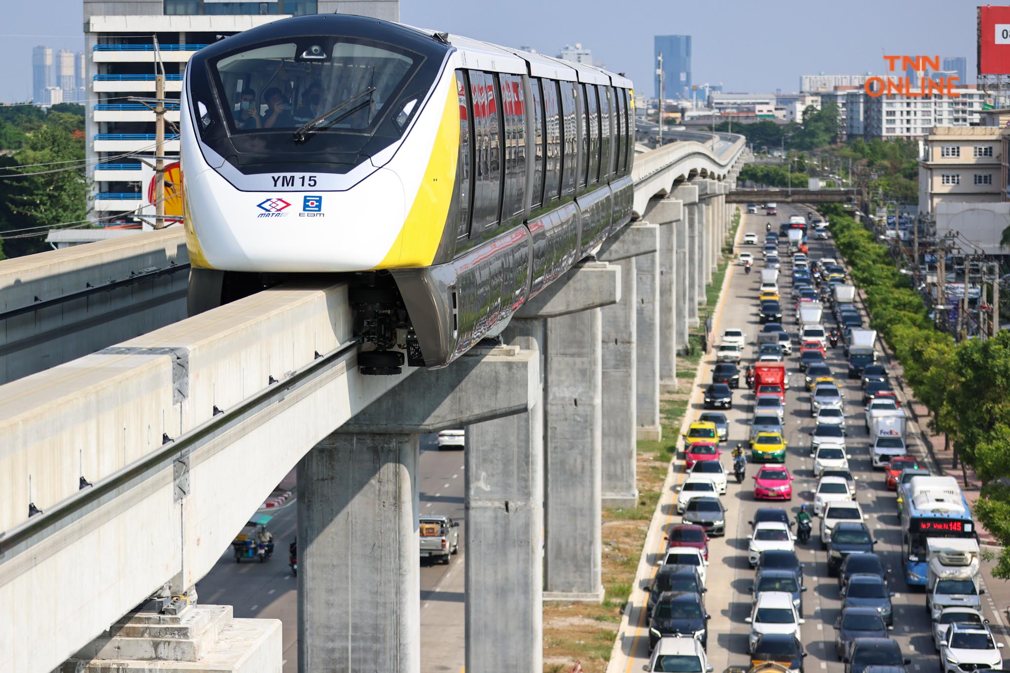 เตรียมเปิด รฟม. สายสีเหลือง ให้ ปชช. ทดลองใช้ฟรี 13 สถานี เริ่ม 3 มิ.ย.นี้  