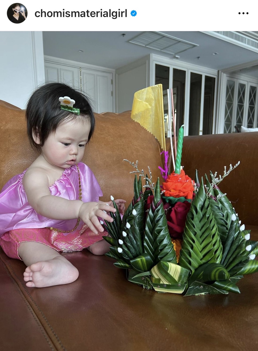 แม่ชม เผยภาพ น้องเกล ฟิตติ้งชุดนพมาศ น่ารักไม่ไหว!!