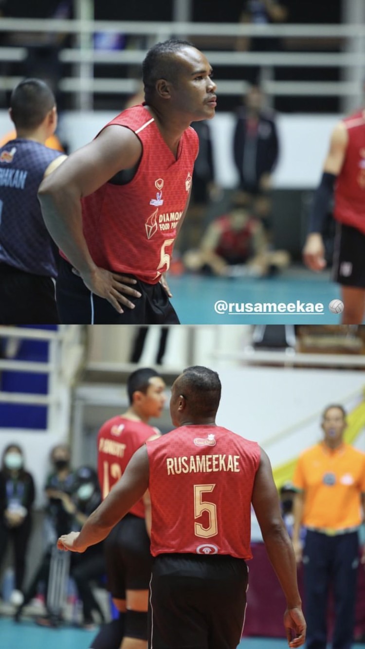 รัศมีแข ลงแข่งวอลเล่ย์บอลนัดแรก หลังหันมาเล่นจริงจังเป็นอาชีพ