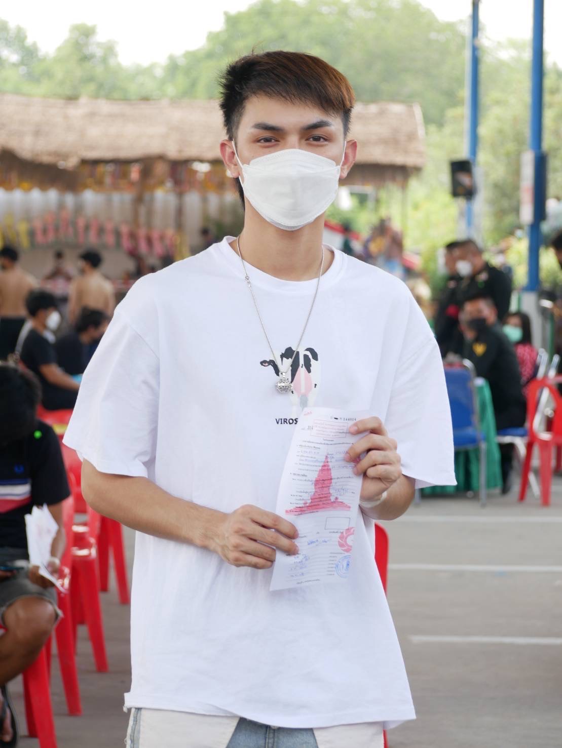 แบงค์ ศรราม  ถอนสิทธิ์ผ่อนผัน เข้าเกณฑ์ทหาร ลุ้นจับใบดำใบแดง!! 