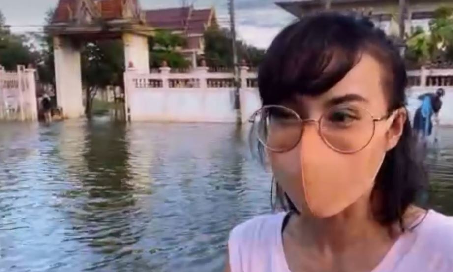 น้ำท่วมถนนขาด!! เมย์ บัณฑิตา ไม่สามารถกลับไปถ่ายละครได้